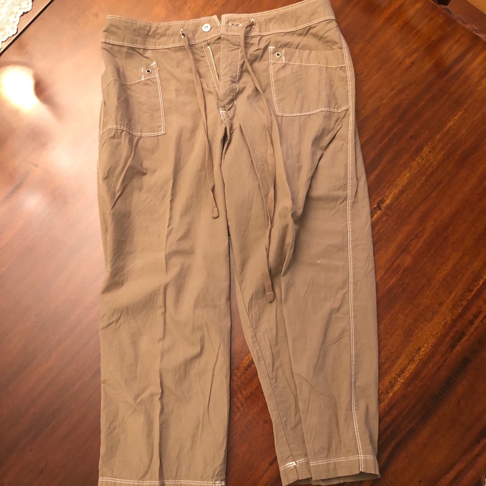 Fresh Produce cropped cotton pants